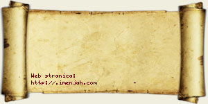 Kristina Simijonović vizit kartica